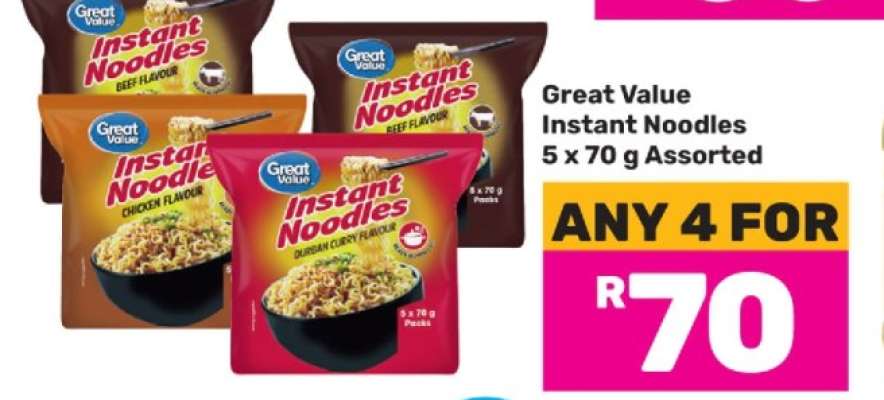 Great Value Instant Noodles
