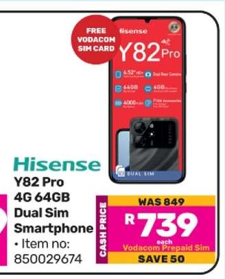 Hisense Y82 Pro 4G 64GB Dual Sim Smartphone