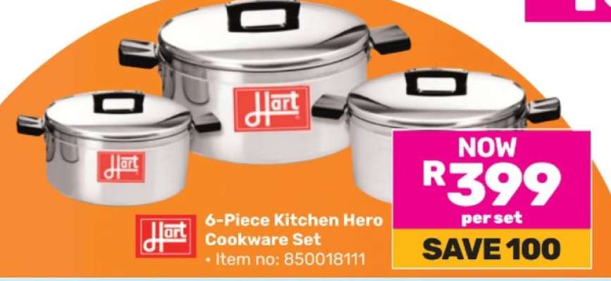 6-Piece Kitchen Hero Cookware Set