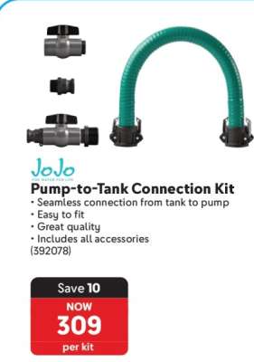 Pump-to-Tank Connection Kit