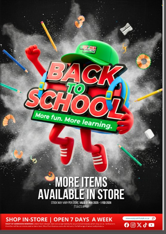 West Pack Lifestyle specials - 21/11/2025 - 01/02/2026. Page 1