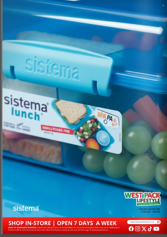 West Pack Lifestyle specials - 21/11/2025 - 01/02/2026. Page 8