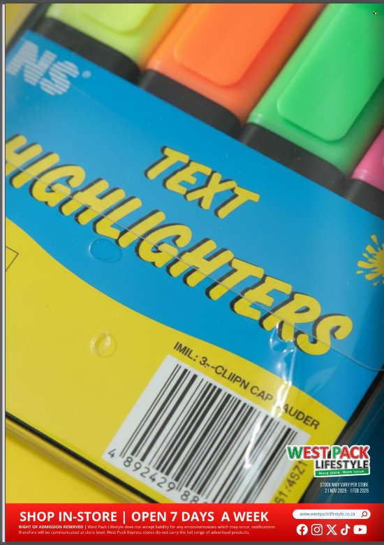 West Pack Lifestyle specials - 21/11/2025 - 01/02/2026. Page 12