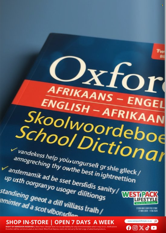 West Pack Lifestyle specials - 21/11/2025 - 01/02/2026. Page 22