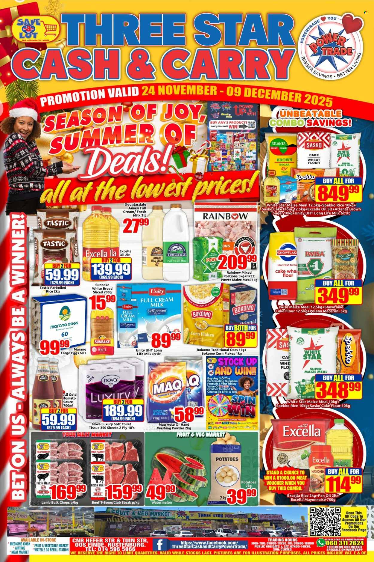 Three Star Cash and Carry specials - 24/11/2025 - 09/12/2025. Page 1