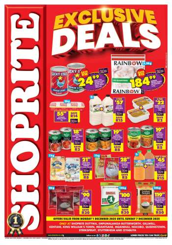 Shoprite catalogue  - 01/12/2025 - 07/12/2025.