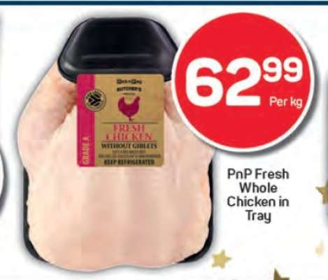 PnP Fresh Whole Chicken in Tray