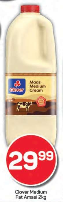 Clover Medium Fat Amasi 2kg