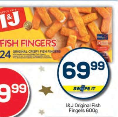 I&J Original Fish Fingers 600g