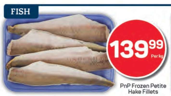 PnP Frozen Petite Hake Fillets