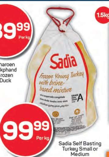 Sadia Self Basting Turkey Small or Medium