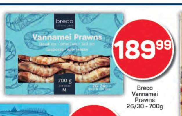 Breco Vannamei Prawns