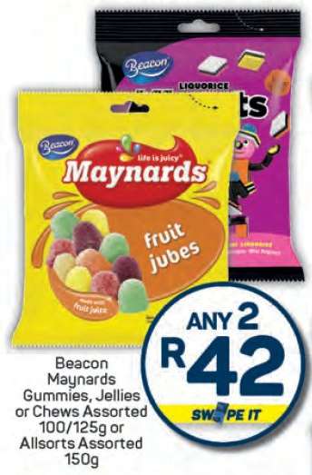 Beacon Maynards Gummies, Jellies or Chews Assorted