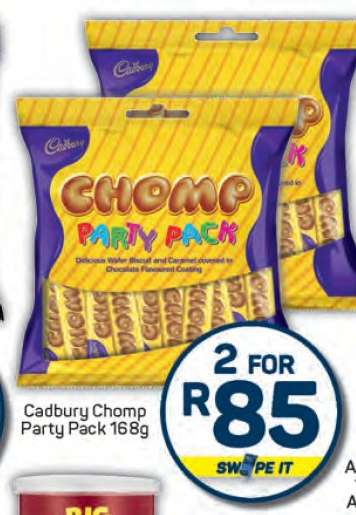 Cadbury Chomp Party Pack 168g