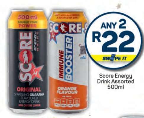 Score Energy Drink Assorted 500ml