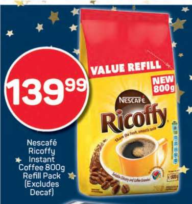 Nescafe Ricoffy Instant Coffee 800g Refill Pack