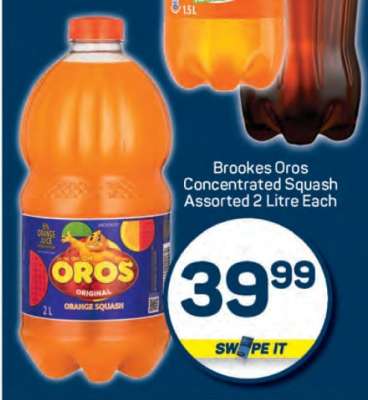 BROOKES OROS CONCENTRATED SQUASH