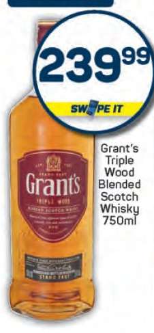 Grant's Triple Wood Blended Scotch Whisky 750ml