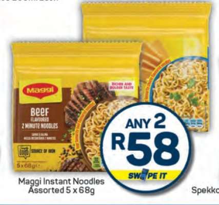 Maggi Instant Noodles Assorted 5 x 68g