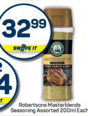 Robertsons Masterblends Seasoning Assorted 200ml Each