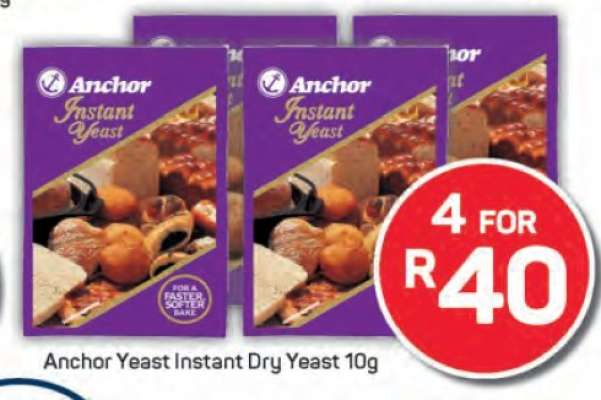 Anchor Yeast Instant Dry Yeast 10g