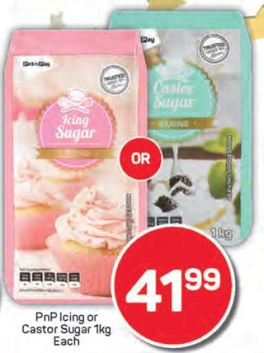PnP Icing or Castor Sugar 1kg