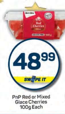 PnP Red or Mixed Glace Cherries