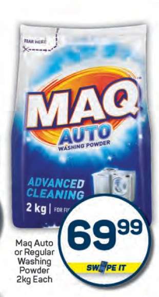Maq Auto or Regular Washing Powder