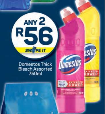 Domestos Thick Bleach Assorted 750ml