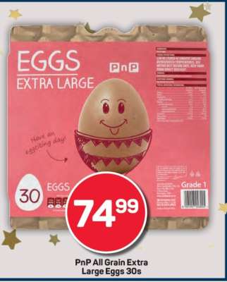 PnP All Grain Extra Large Eggs 30s