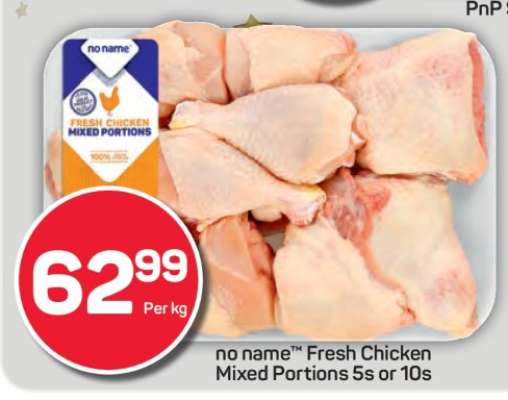 no name™ Fresh Chicken Mixed Portions 5s or 10s