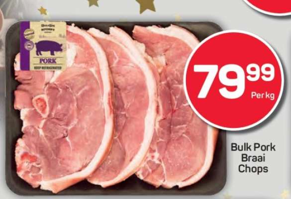 Bulk Pork Braai Chops