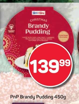 PnP Brandy Pudding 450g