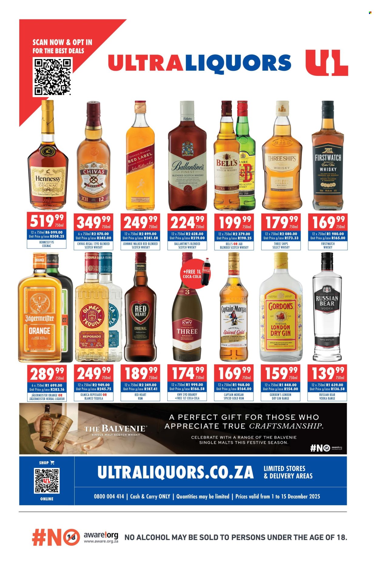 Ultra Liquors specials - 01/12/2025 - 15/12/2025. Page 1