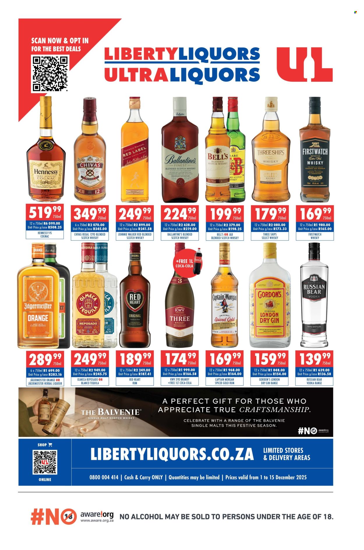 Liberty Liquors specials - 01/12/2025 - 15/12/2025. Page 1