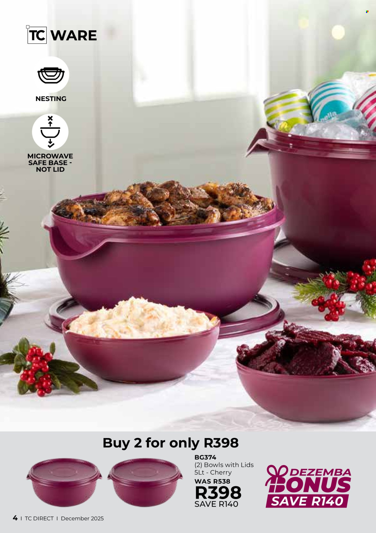 Table Charm Direct specials - 01/12/2025 - 31/12/2025. Page 4