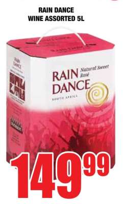 RAIN DANCE Wine Assorted 5L