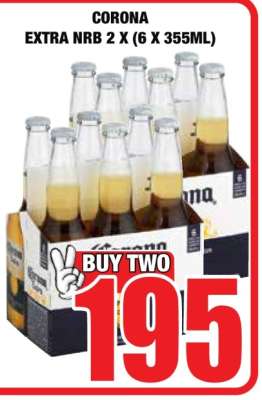 CORONA EXTRA NRB 2 X (6 X 355ML)