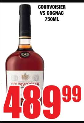 COURVOISIER VS COGNAC 750ML