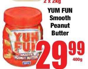 YUM FUN Smooth Peanut Butter