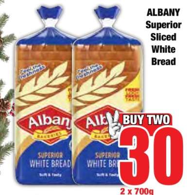 ALBANY Superior Sliced White Bread