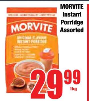 MORVITE Instant Porridge Assorted