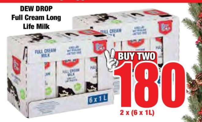 DEW DROP Full Cream Long Life Milk