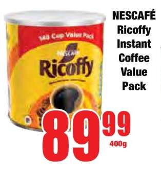 NESCAFÉ Ricoffy Instant Coffee Value Pack