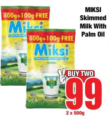 MIKSI Skimmed Milk With Palm Oil
