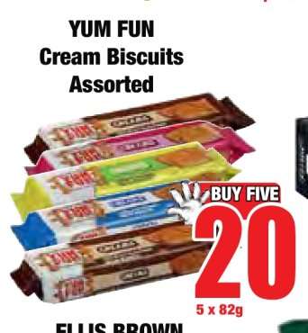 YUM FUN Cream Biscuits Assorted