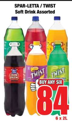 SPAR-LETTA / TWIST Soft Drink Assorted