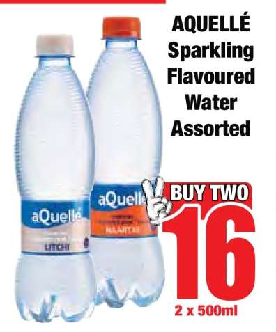 AQUELLÈ Sparkling Flavoured Water Assorted
