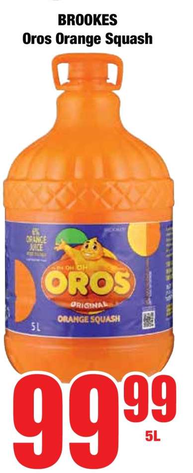 Brookes Oros Orange Squash