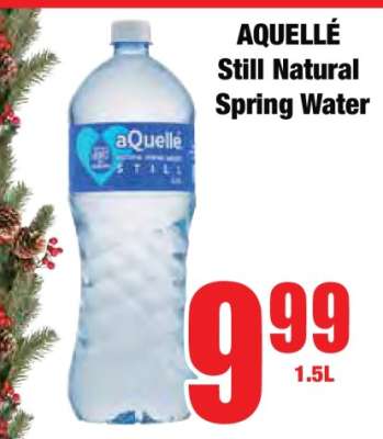 aQuellé Still Natural Spring Water